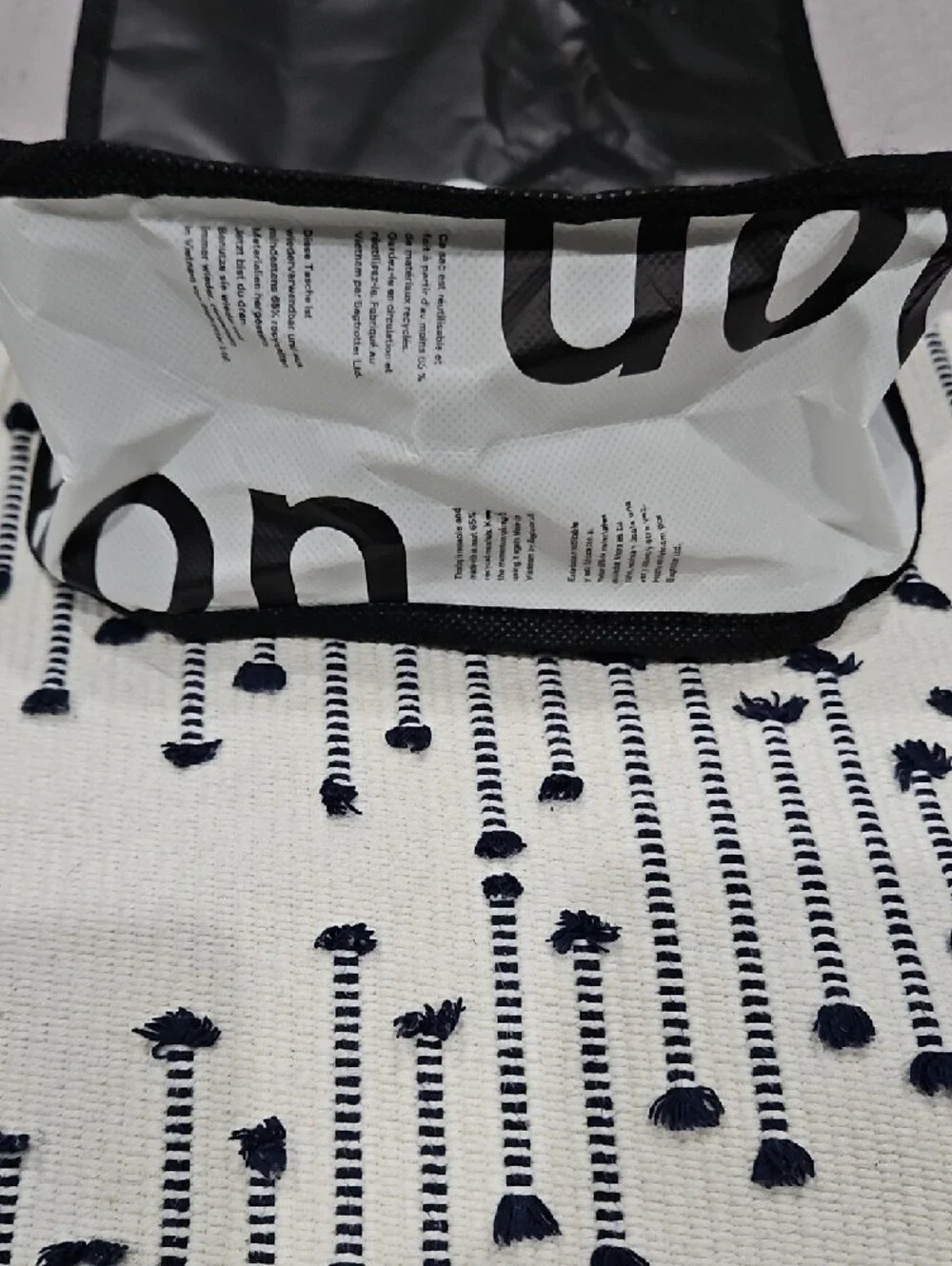 lululemon athletica Black Compact Tote with Logo